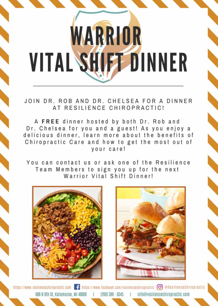 Chiropractic Kalamazoo MI Community Events - Vital Shift Dinner