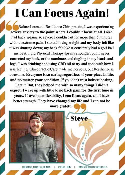 Chiropractic Kalamazoo MI Warrior Testimonial - Steve